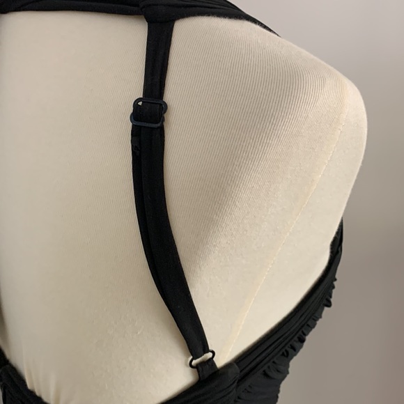 BCBGMAXAZRIA Halter Bubble Skirt Dress - Picture 9 of 10